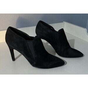 Cole Haan Black Suede Bootie High Heel Grand OS Allaire Shootie II Size 7